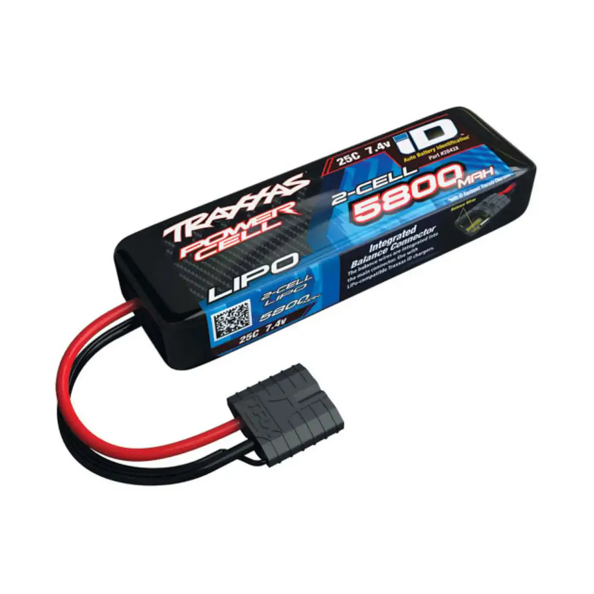 Li-Po Battery 2S 7,4V 5800mAh 25C iD-connector