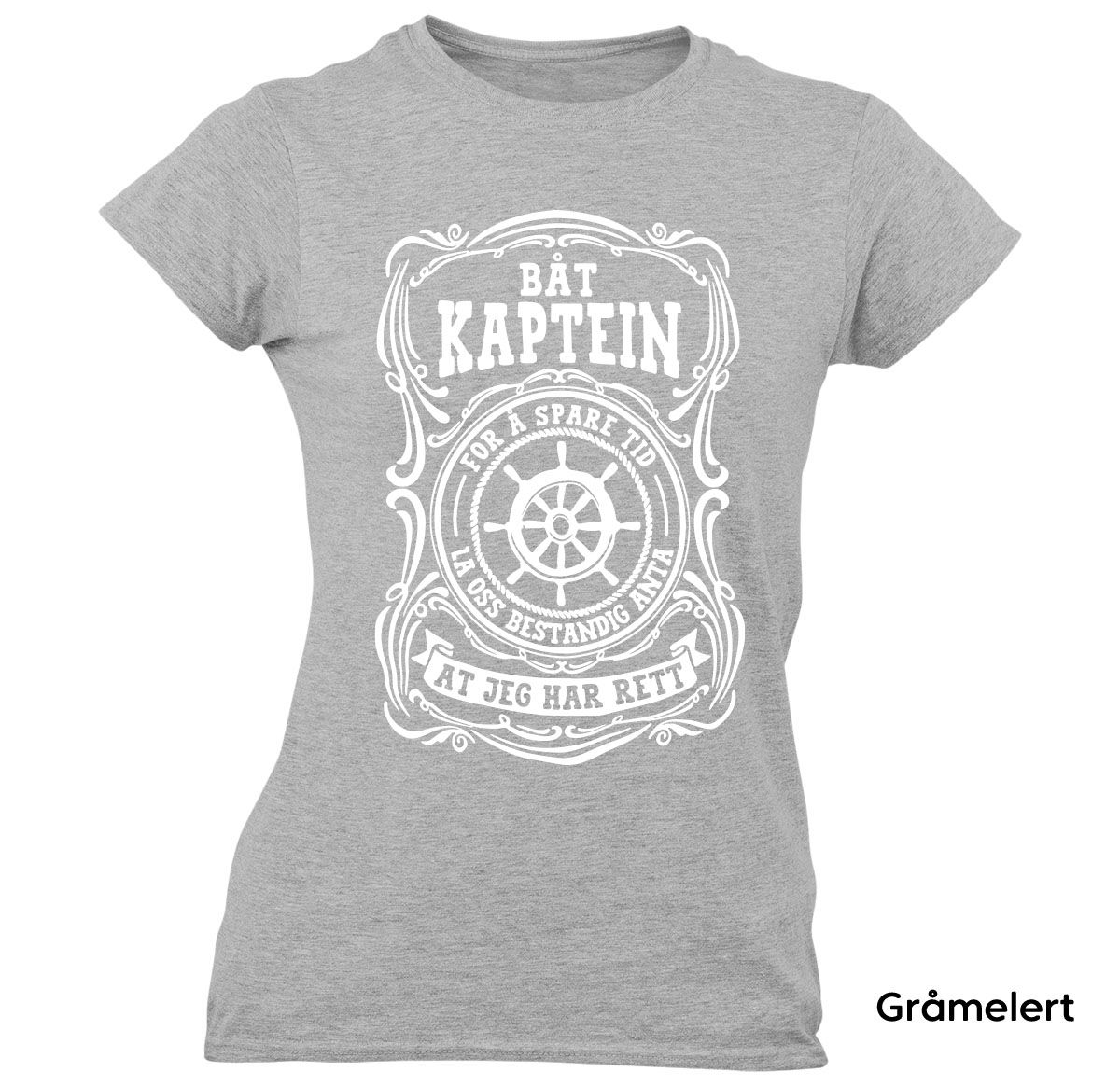 Båt Kaptein T-skjorte Dame