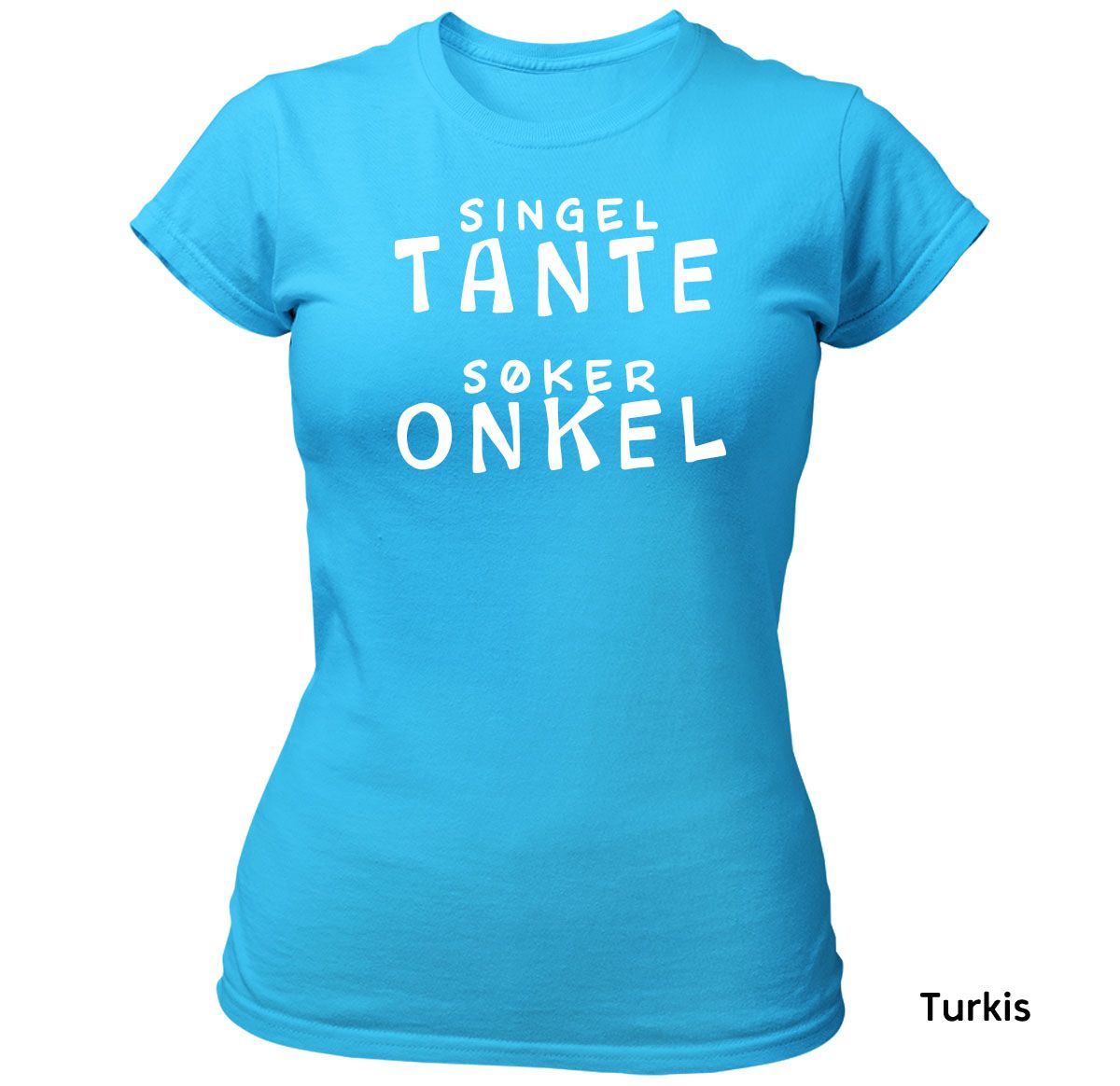 Singel tante T-skjorte Dame