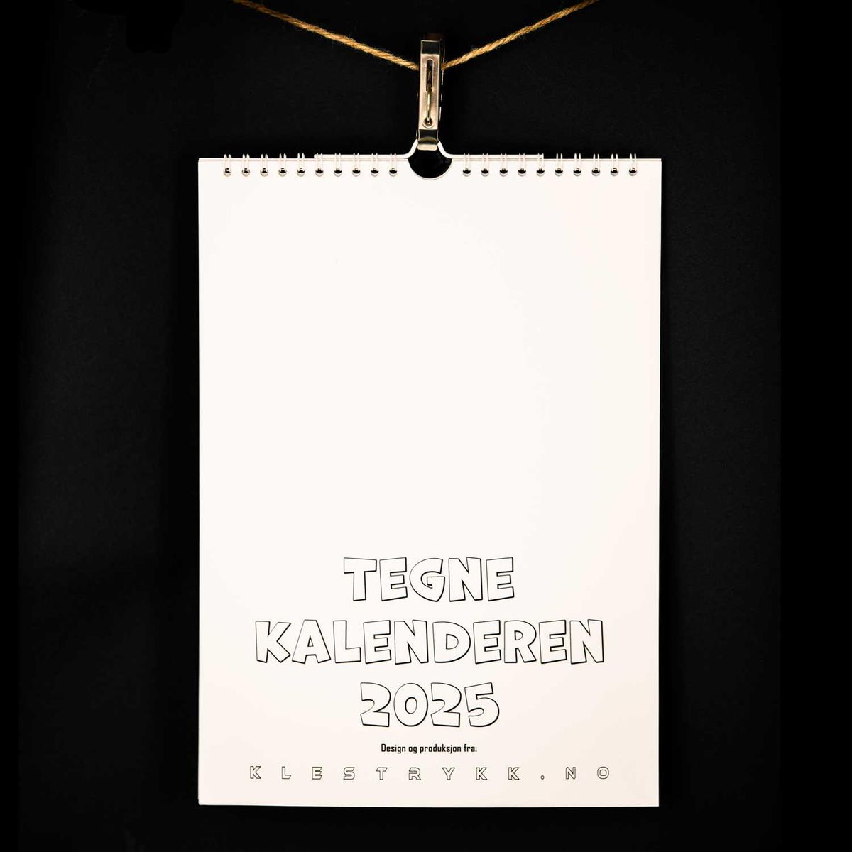 Tegnekalender 2025 A4 (210 x 297 mm)
