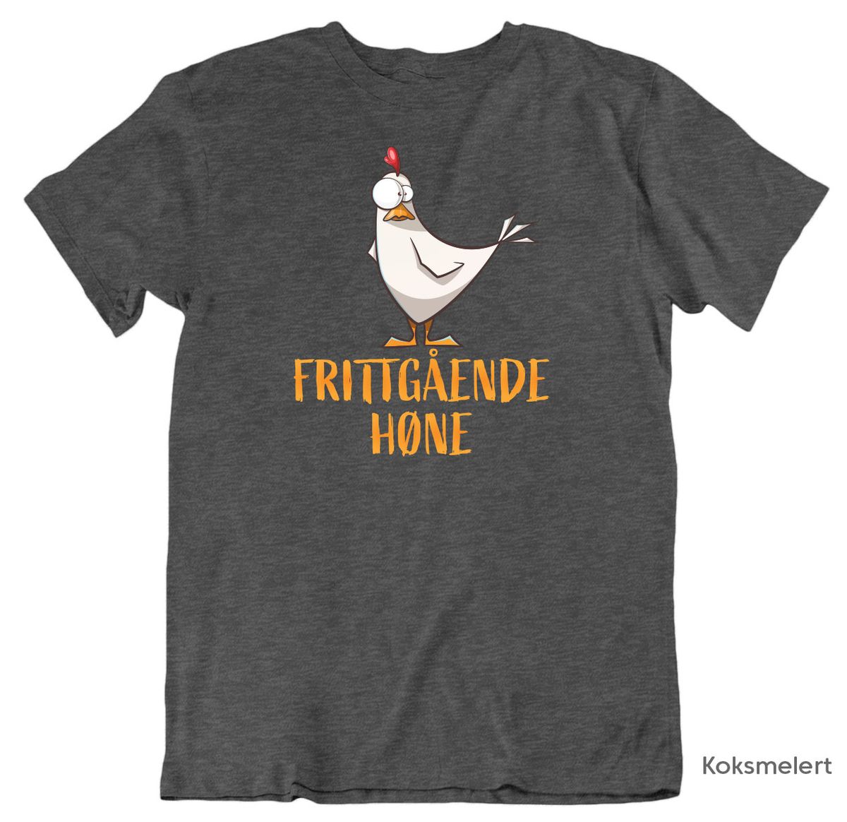 Frittgående Høne T-skjorte UNISEX