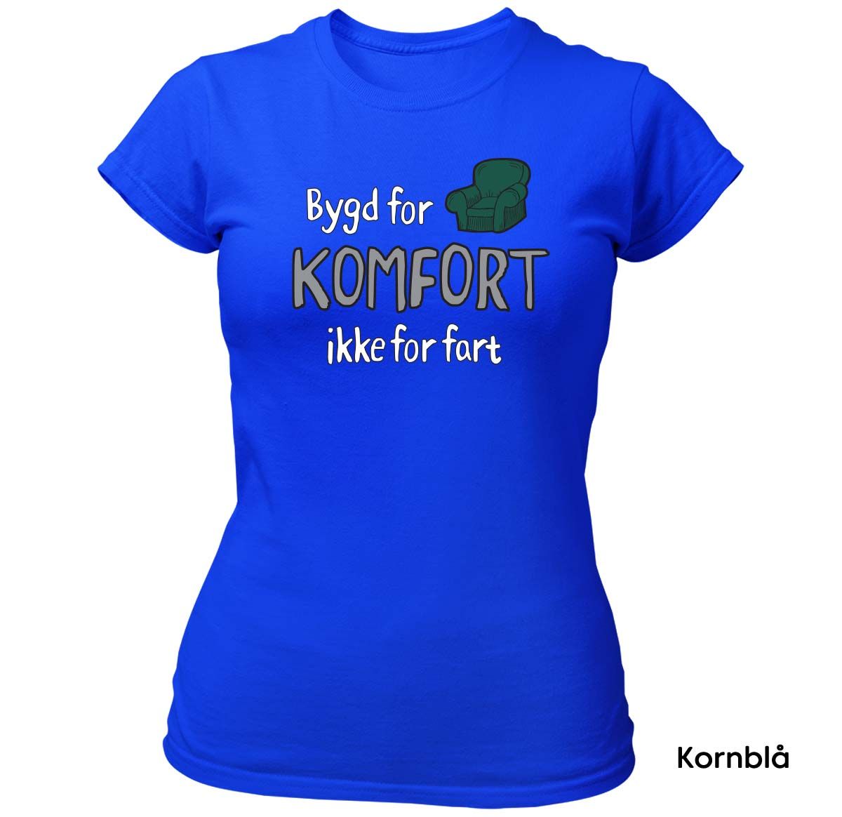 Bygd for komfort  T-skjorte DAME