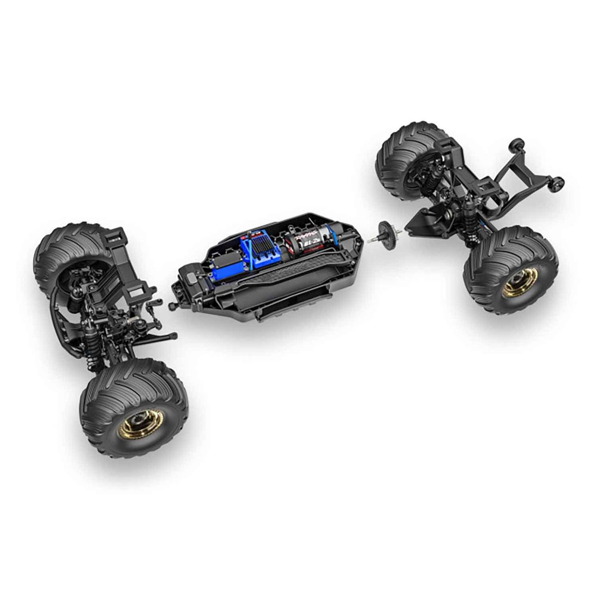 UTSOLGT - Traxxas BIGFOOT LIMITED EDITION 4x4 BL-2s EHD 1/10 RTR TQ 50th Anniversary 