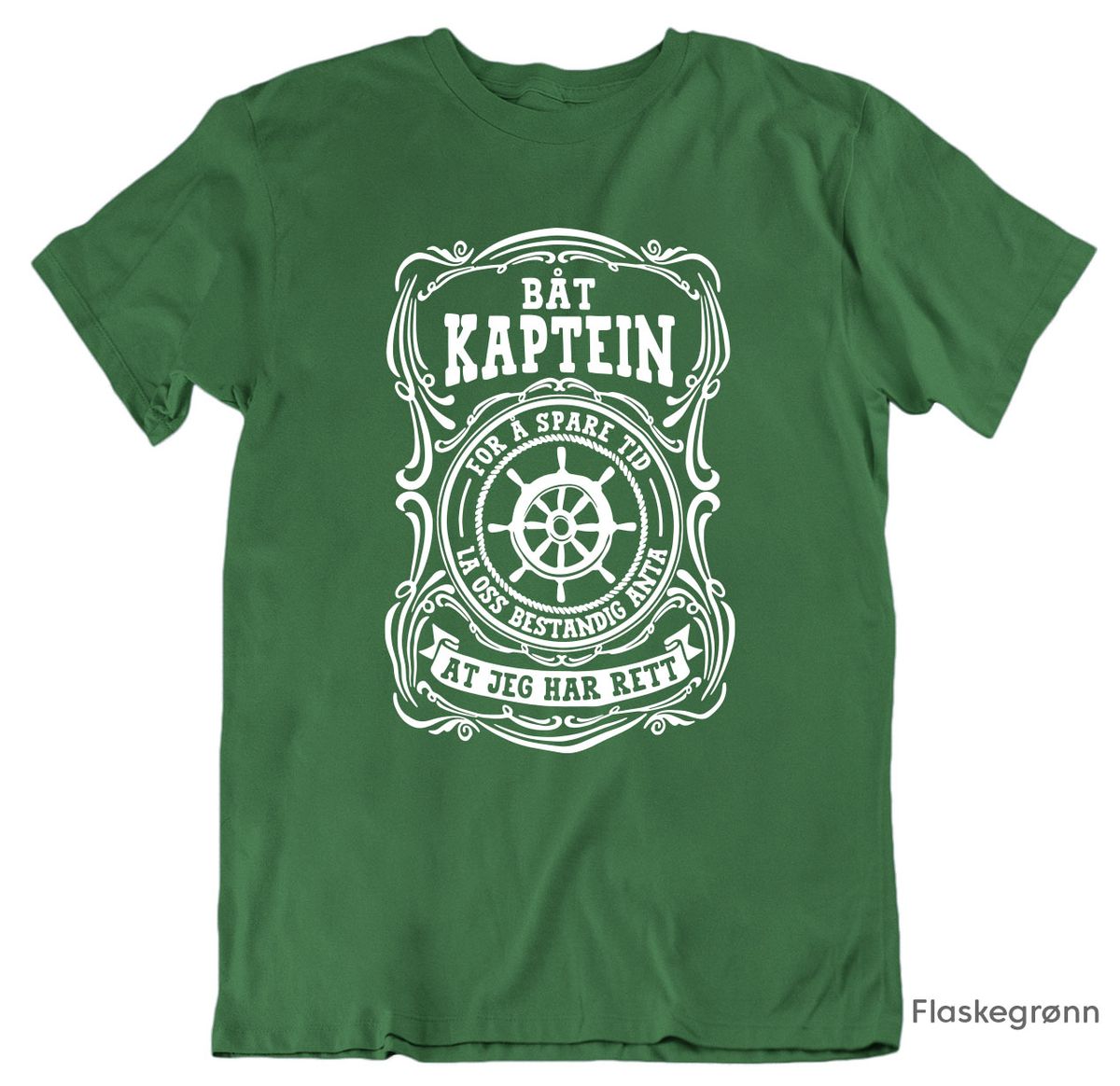 Båt Kaptein T-skjorte