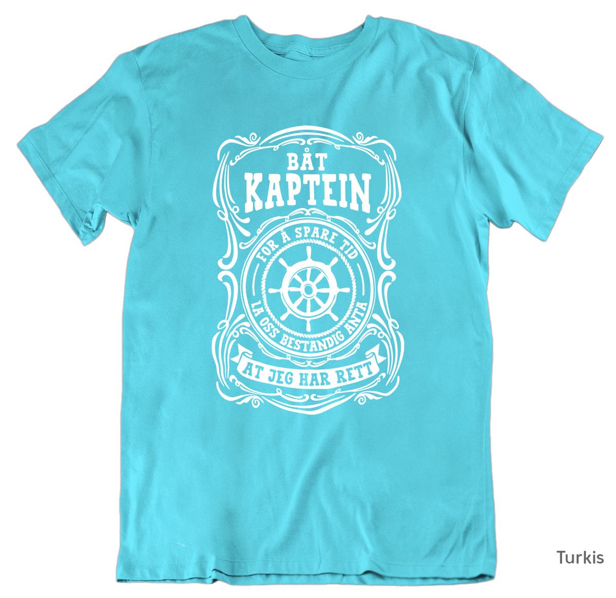 Båt Kaptein T-skjorte