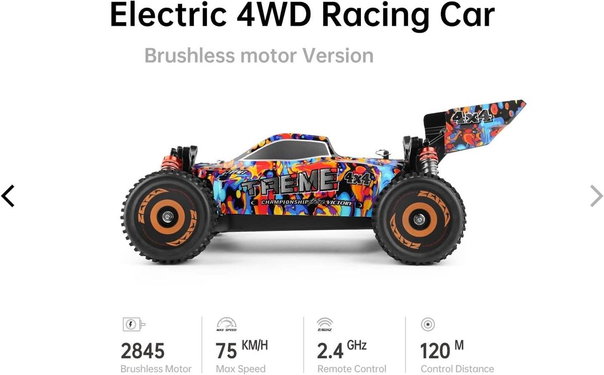 WLtoys Mad Max Treme 184016 – Kompakt 4WD RC Buggy 1:18