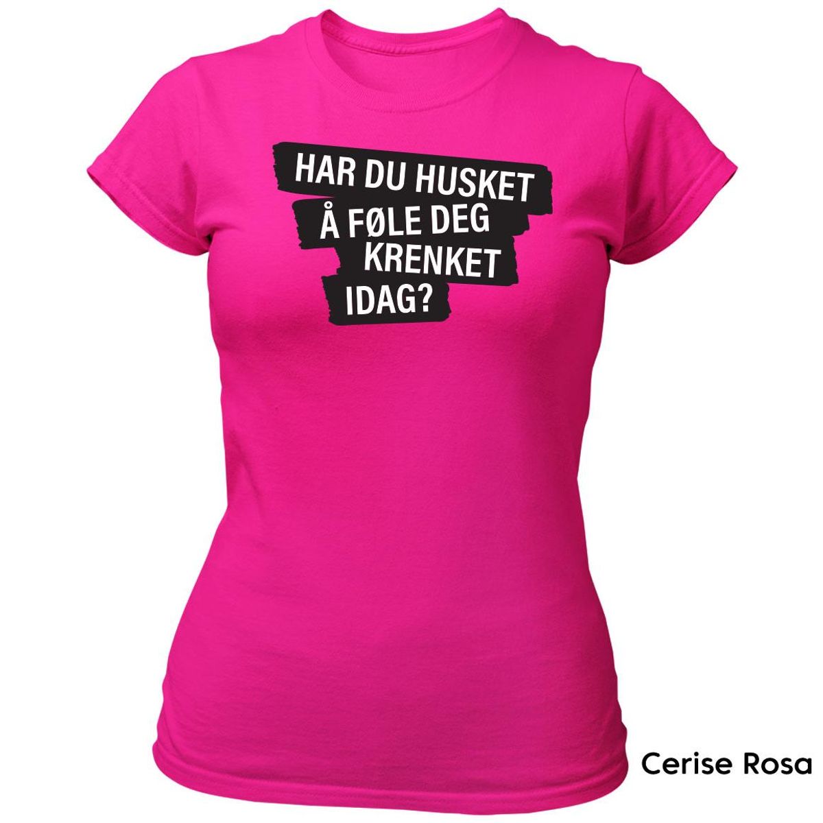 Krenket T-skjorte DAME