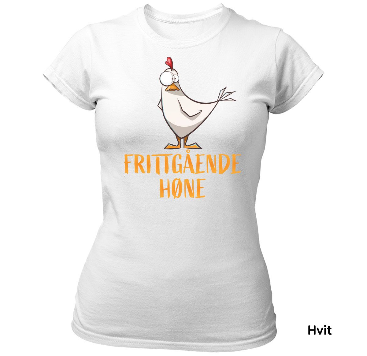 Frittgående Høne T-skjorte Dame