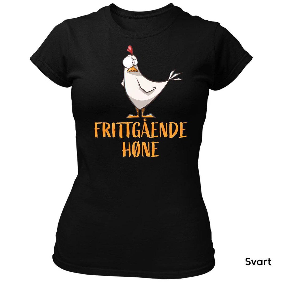 Frittgående Høne T-skjorte Dame