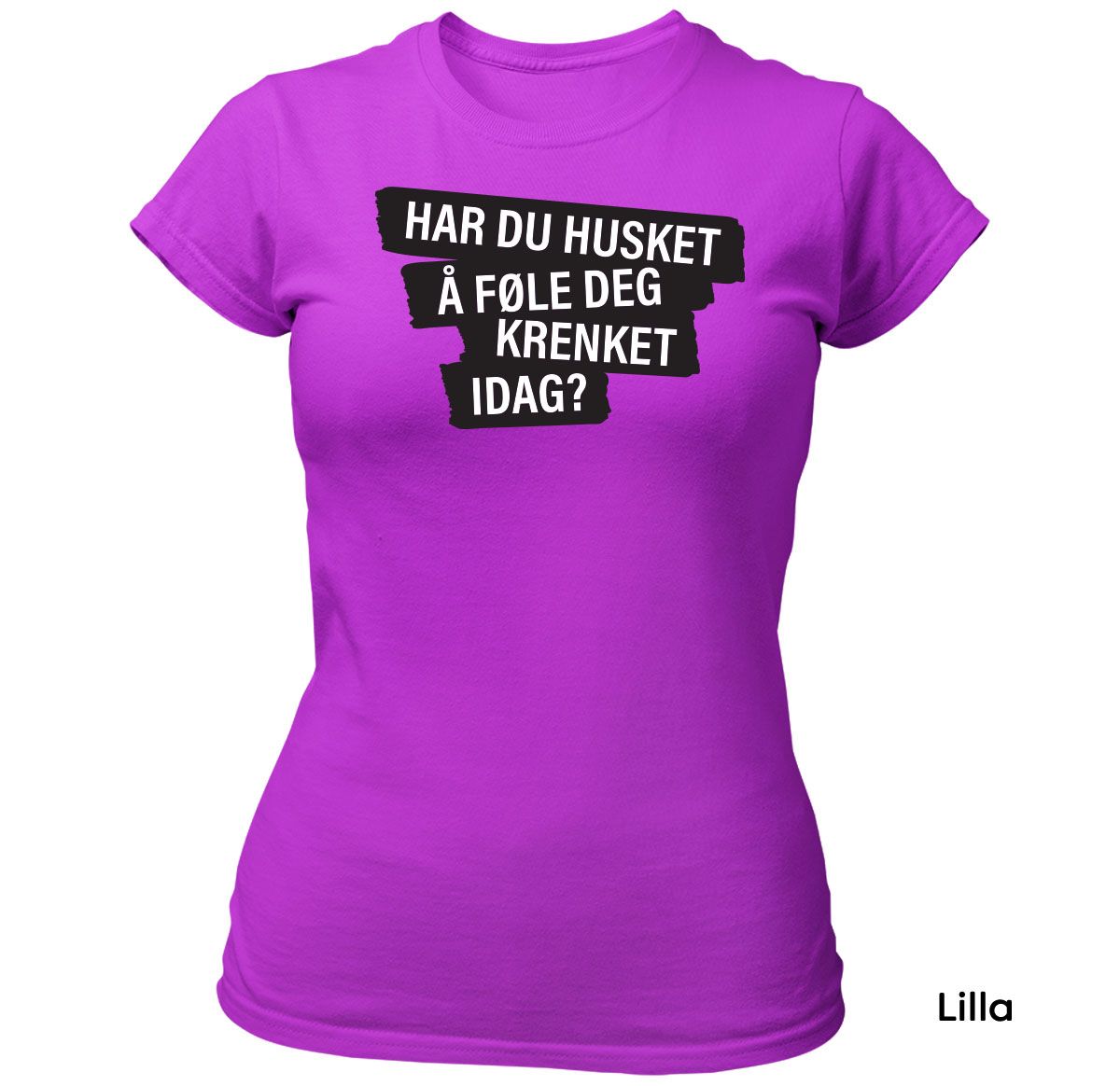 Krenket T-skjorte DAME