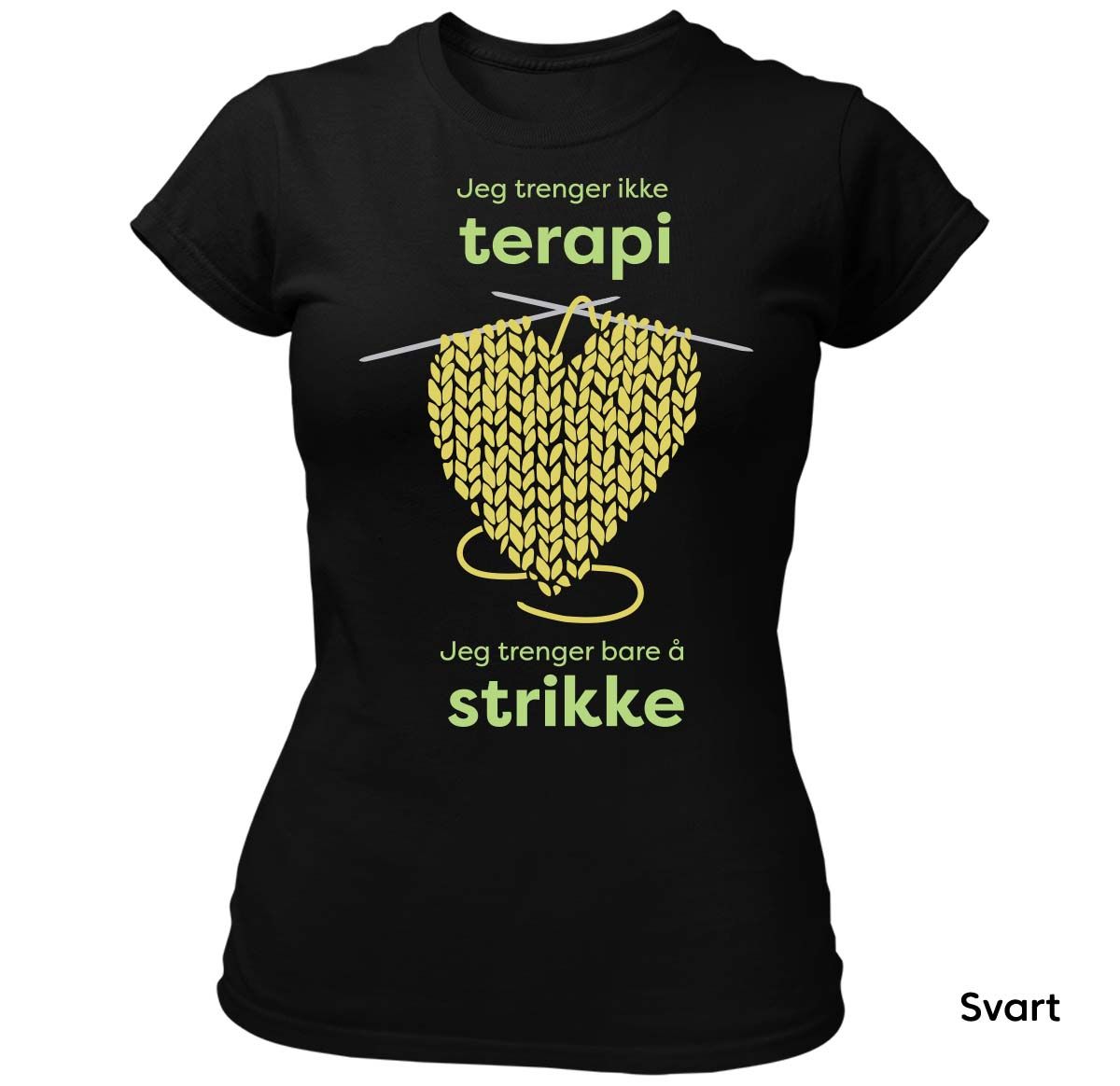 Terapi Strikking - T-skjorte Dame