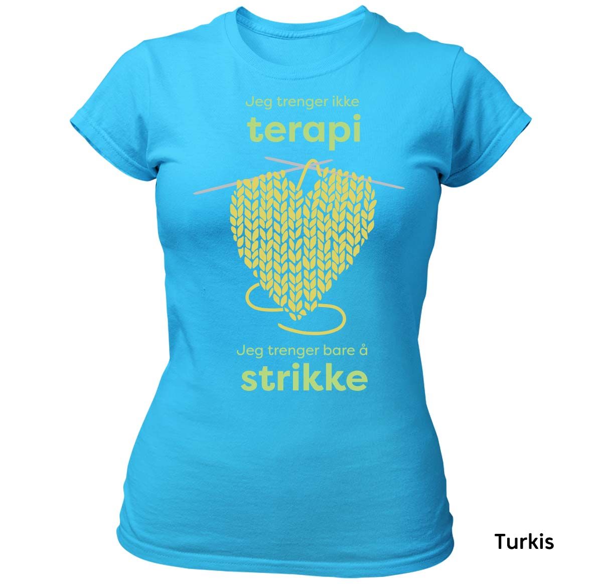 Terapi Strikking - T-skjorte Dame