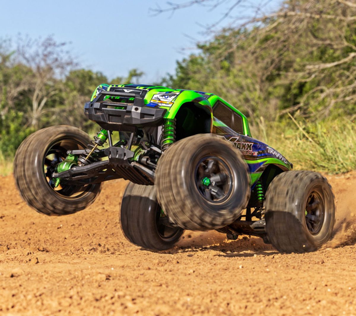 X-Maxx ULTIMATE 4WD Brushless TQi TSM Green-X Limited Edition GRØNN